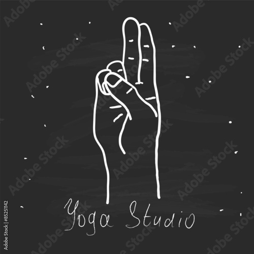 Element yoga mudra hands