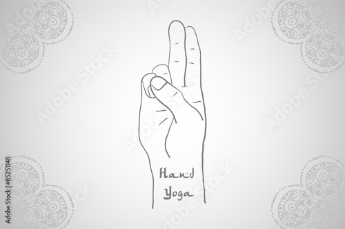 Element yoga mudra hands