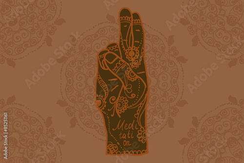 Element yoga mudra hands