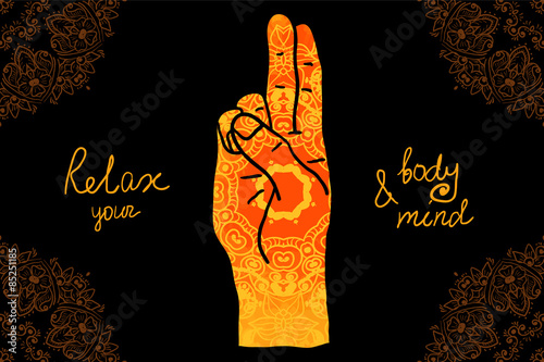Element yoga mudra hands