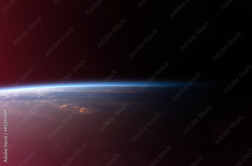 Planet earth from the space. Some elements of this image furnished by NASA