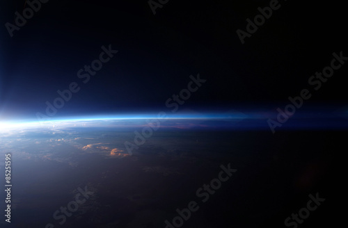 Fototapeta Naklejka Na Ścianę i Meble -  Planet earth from the space. Some elements of this image furnished by NASA