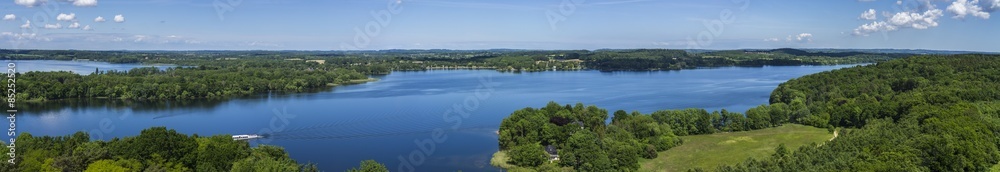 Panorama Luftbild-See in Schleswig Holstein