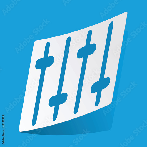 Faders sticker