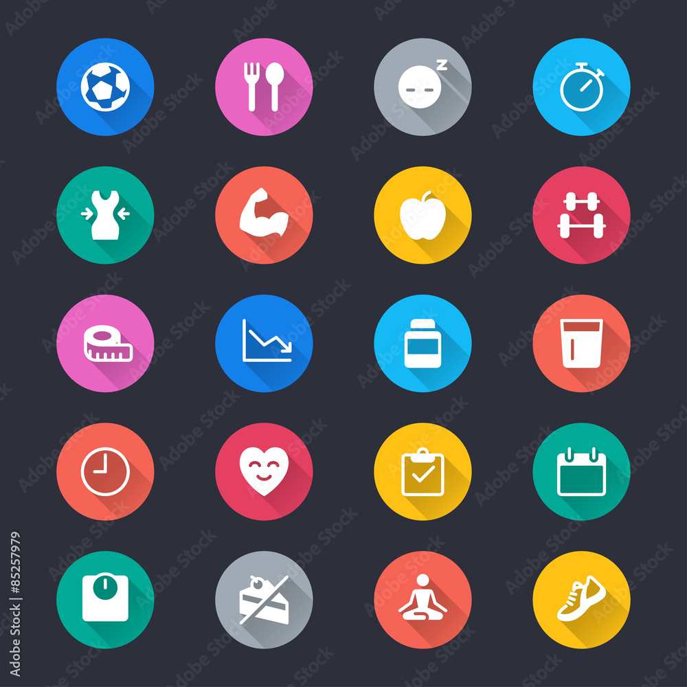 Health care flat color icons Health care flat color icons