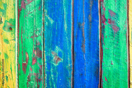 old color paint on wood table background