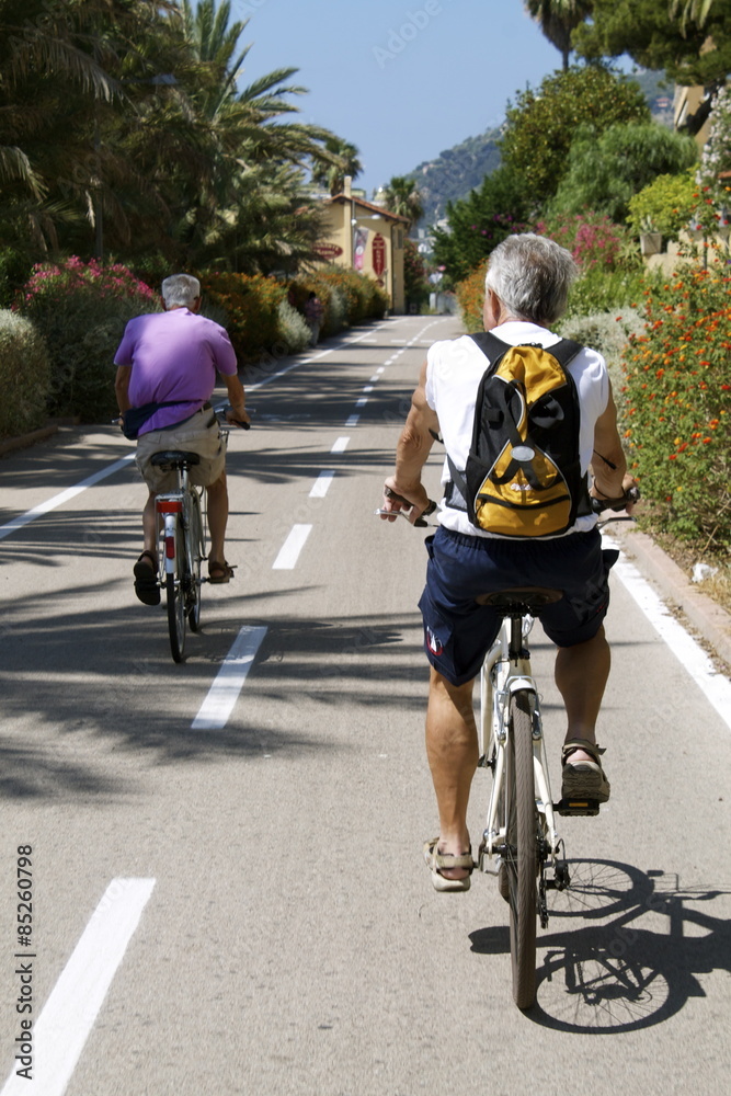 Fototapeta premium Giro in bici