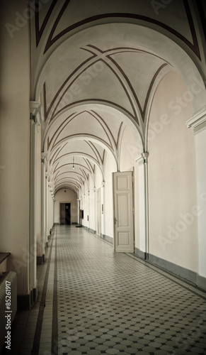 corridor in old building