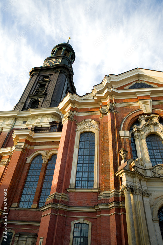 Naklejka premium St. Michaelis (Michel) - Hamburg 