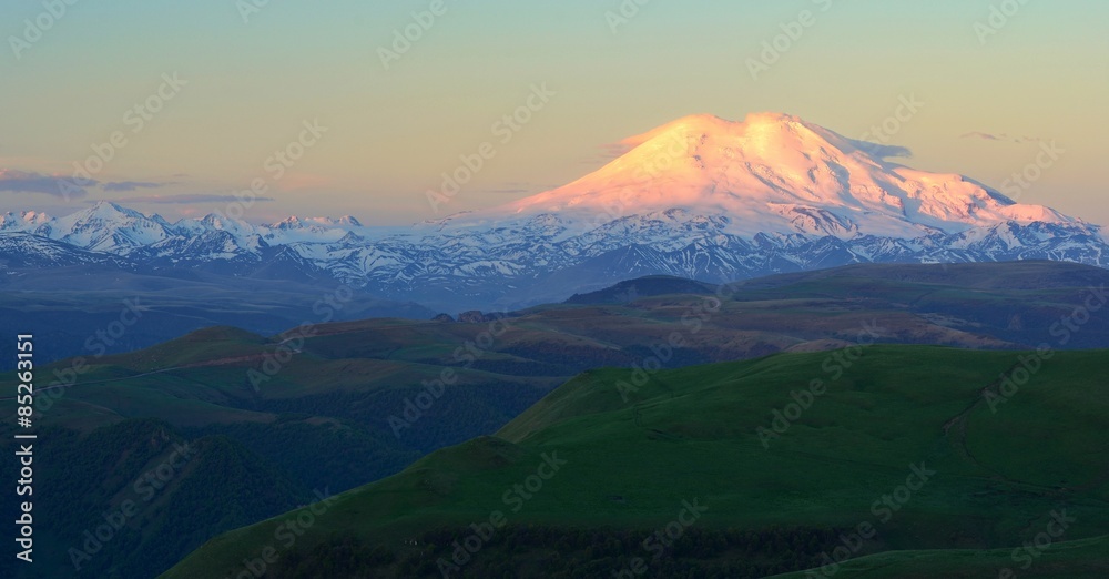 Sunrise in Caucasus