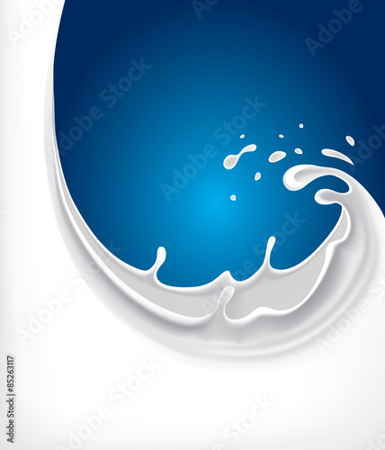milk splash background