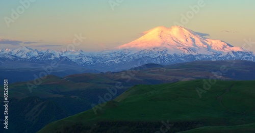 Sunrise in Caucasus