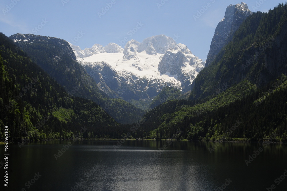 Alpine lake Gosausee, Austria