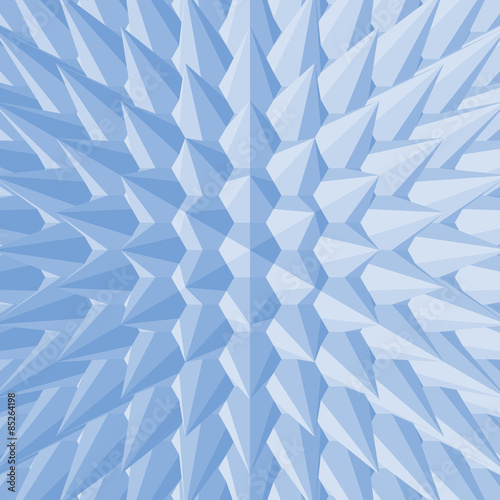 3D abstract illustration. Vector template. 