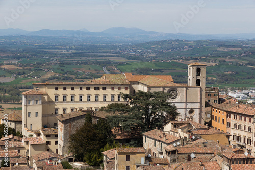 Panorama di Todi visto dal campanile di San Fortunato