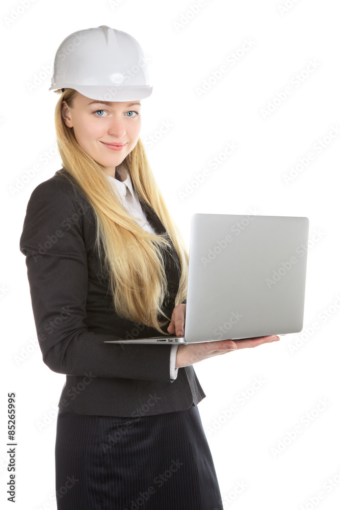 Engineer Woman With Laptop Engineer Woman With Laptop
