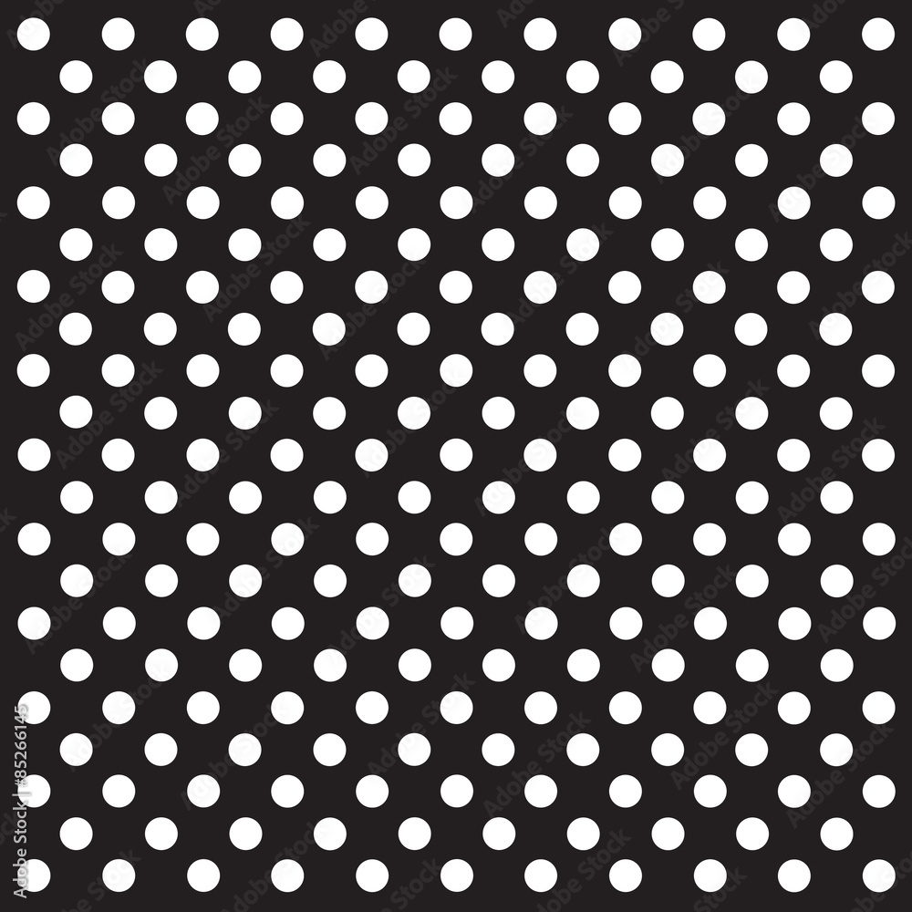 white polka dots pattern