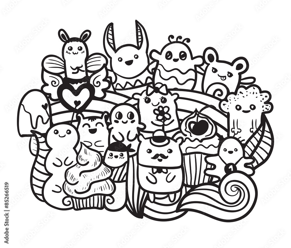 Doodle vector illustration Doodle vector illustration