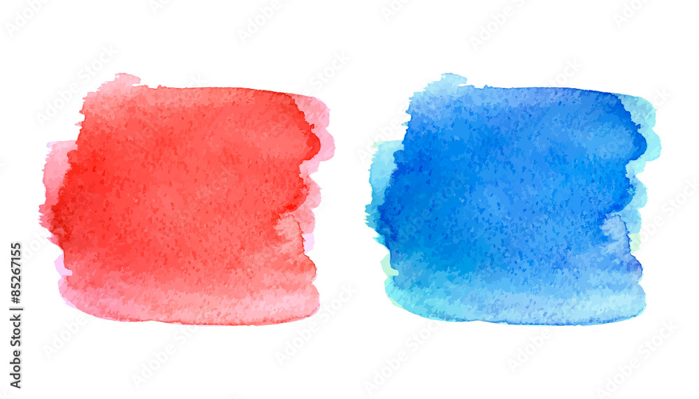 watercolor red and blue stain watercolor red and blue stain