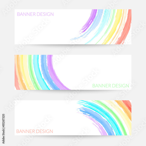 rainbow banners © anasutashiia
