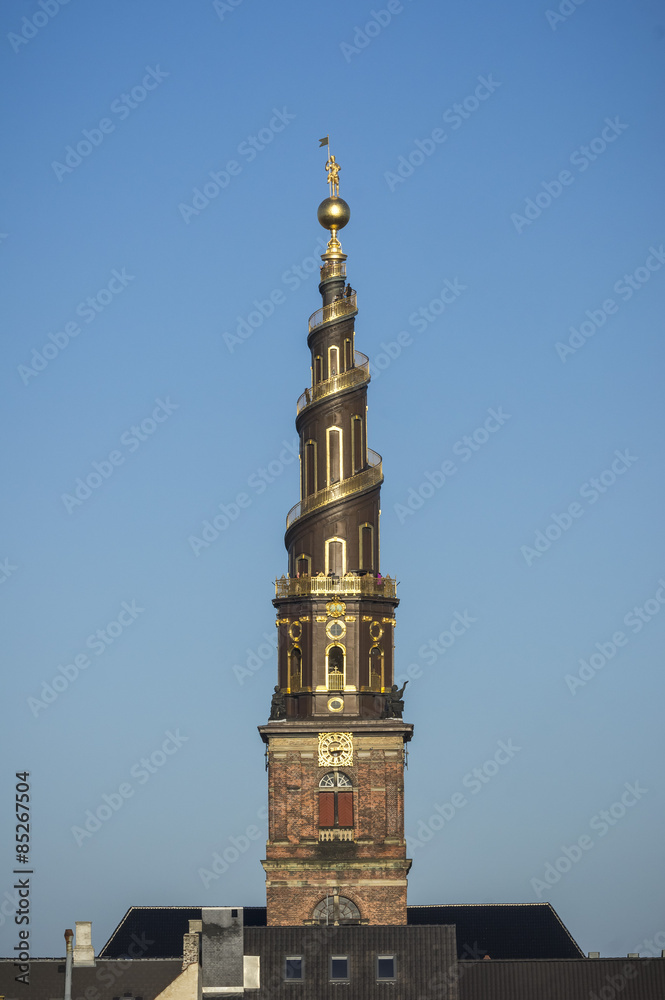 Obraz premium Church of Our Saviour in Copenhagen, Denmark