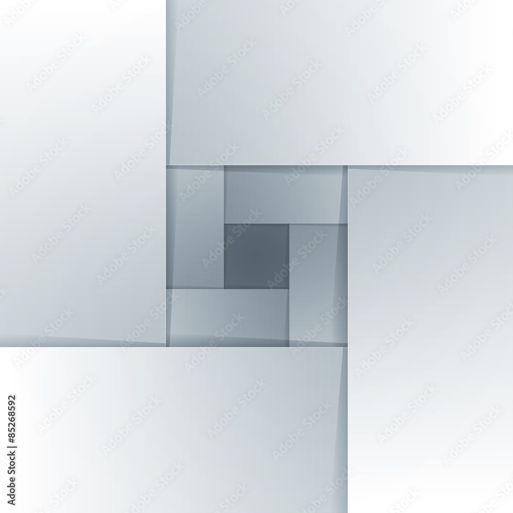 Swirly white and grey paper background Swirly white and grey paper background