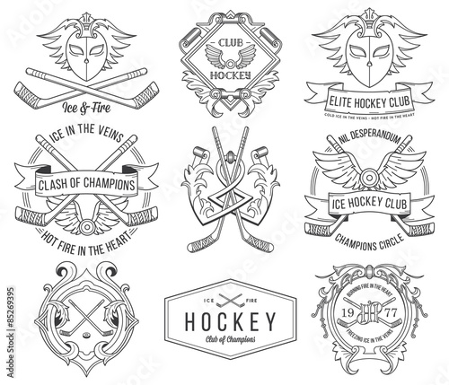 Hockey badges and lables vol.1
