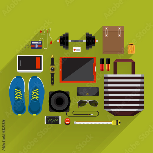 Item lifestyle for digital marketing talk  icon