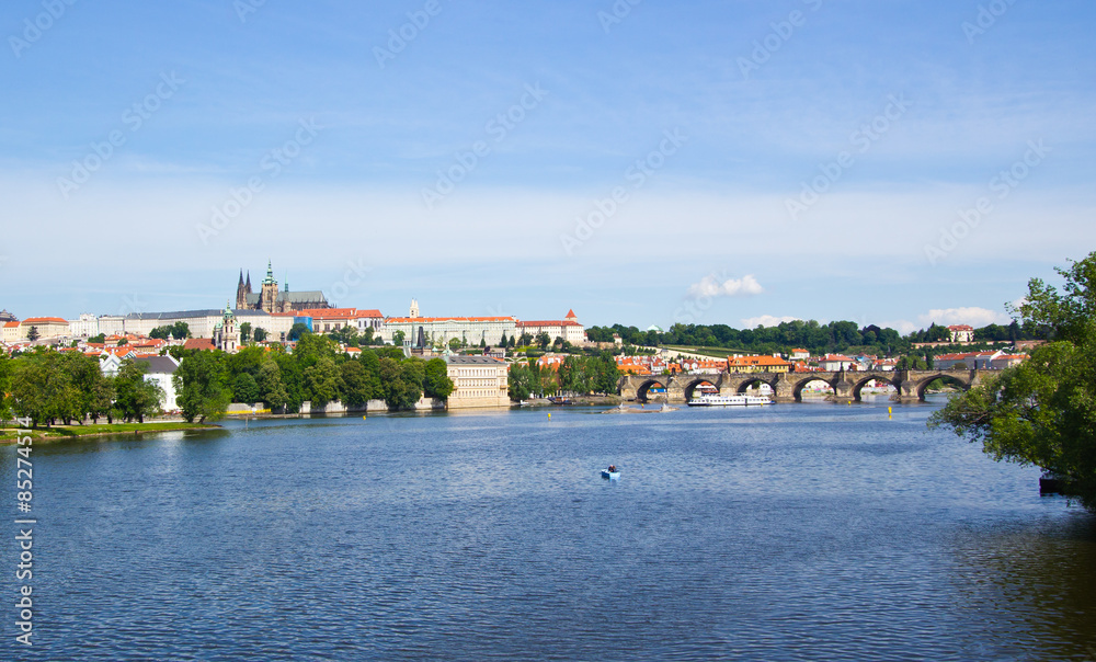 Prag mit Karlsbrücke Prag mit Karlsbrücke