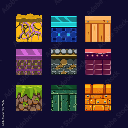 Different Materials and Textures for the Game