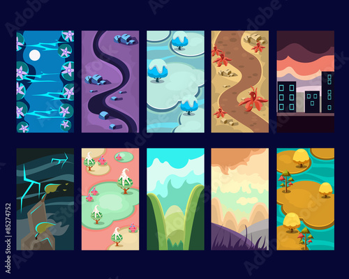 Game Background Vector Seamless