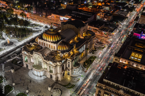 Palace of fine arts in Mexico City