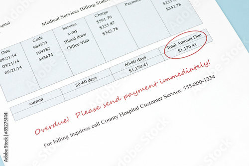 Overdue Hospital Bill