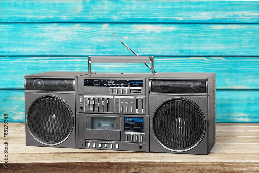 Obraz premium Radio, Old, Retro Revival.