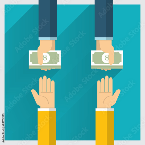 Money Exchange Illustrate