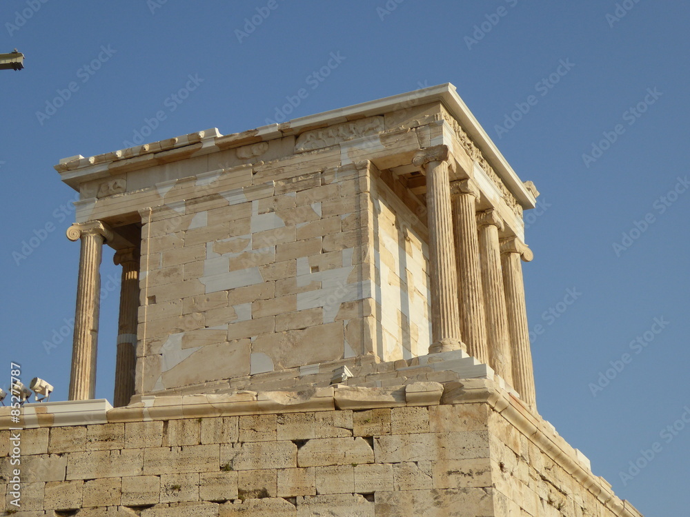 Templo de Atenea Victoriosa, Acropolis, Atenas, Grecia 