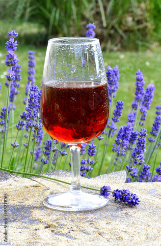 Verre de vin Rosé de Provence photo