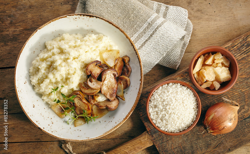 risotto with wild mushrooms