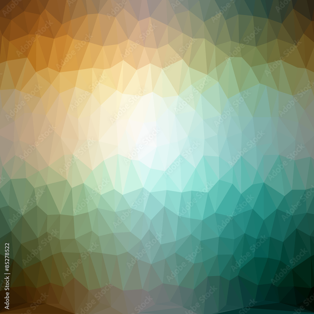 Abstract geometric background of triangular polygons