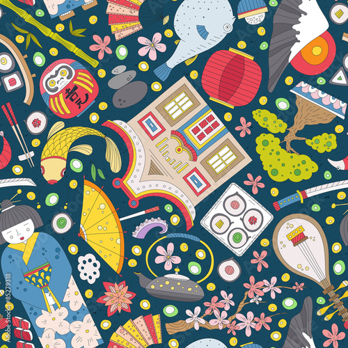 Japanese Seamless Pattern