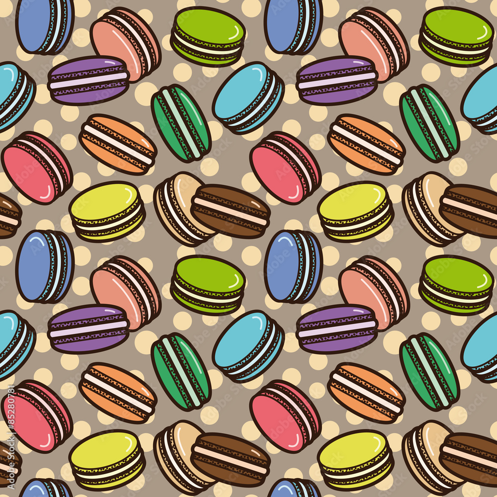 Macarons pattern Macarons pattern