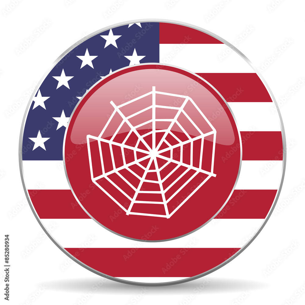 spider web american icon spider web american icon