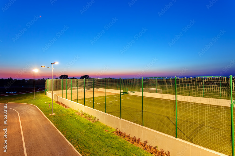 Fototapeta premium Small football pitch