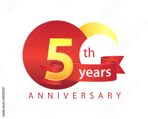 5 Years Anniversary Logo