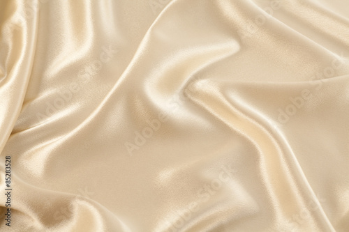 Luxurious Satin background, off-white color.  photo