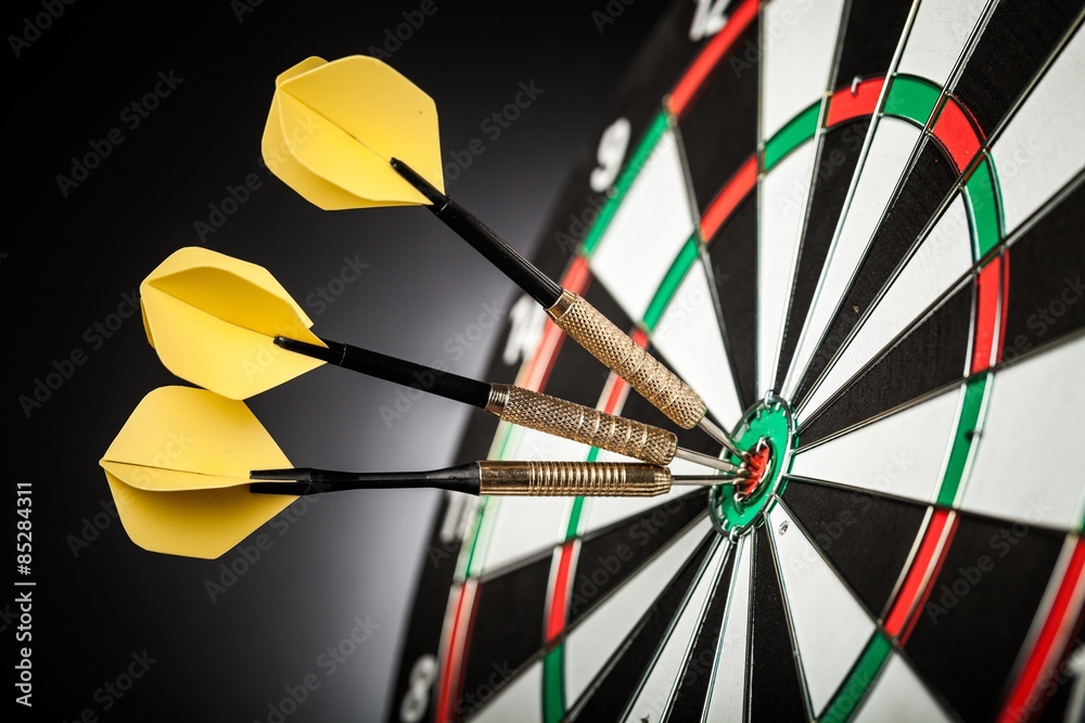 Dart, Darts, Bull's-Eye. Stock Photo | Adobe Stock