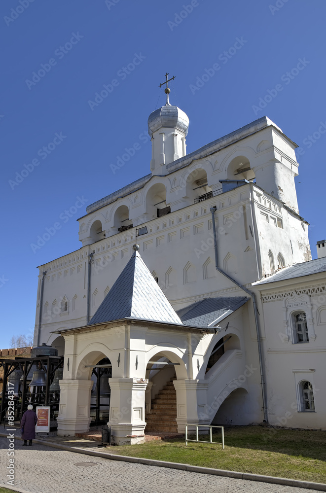 Звонница Софийского собора. Великий Новгород, Россия