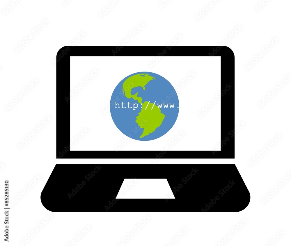 Internet dans un ordinateur portable Internet dans un ordinateur portable