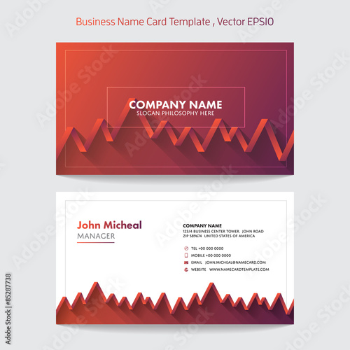 Business name card abstract background. Vector illustration.
