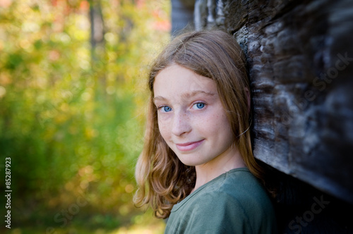 blue eyed girl